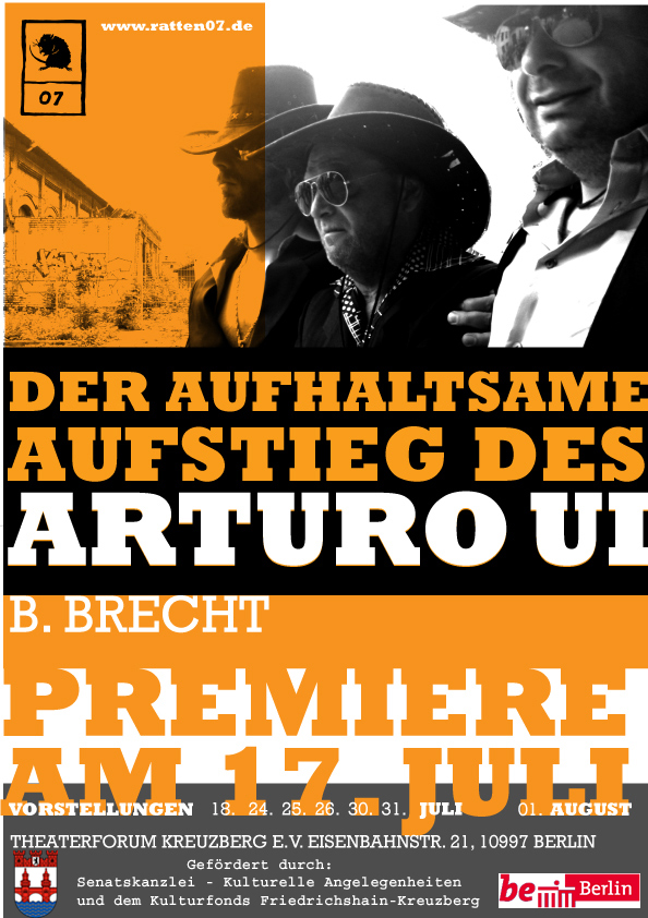 Plakat: Ratten 07 - Der aufhaltsame Aufstieg des Arturo Ui