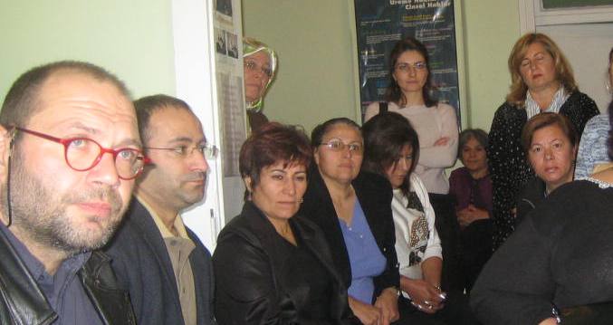 Bei einem Frauenprojekt in Mersin, Türkei 2007 - Foto: Katrin Vogelsang